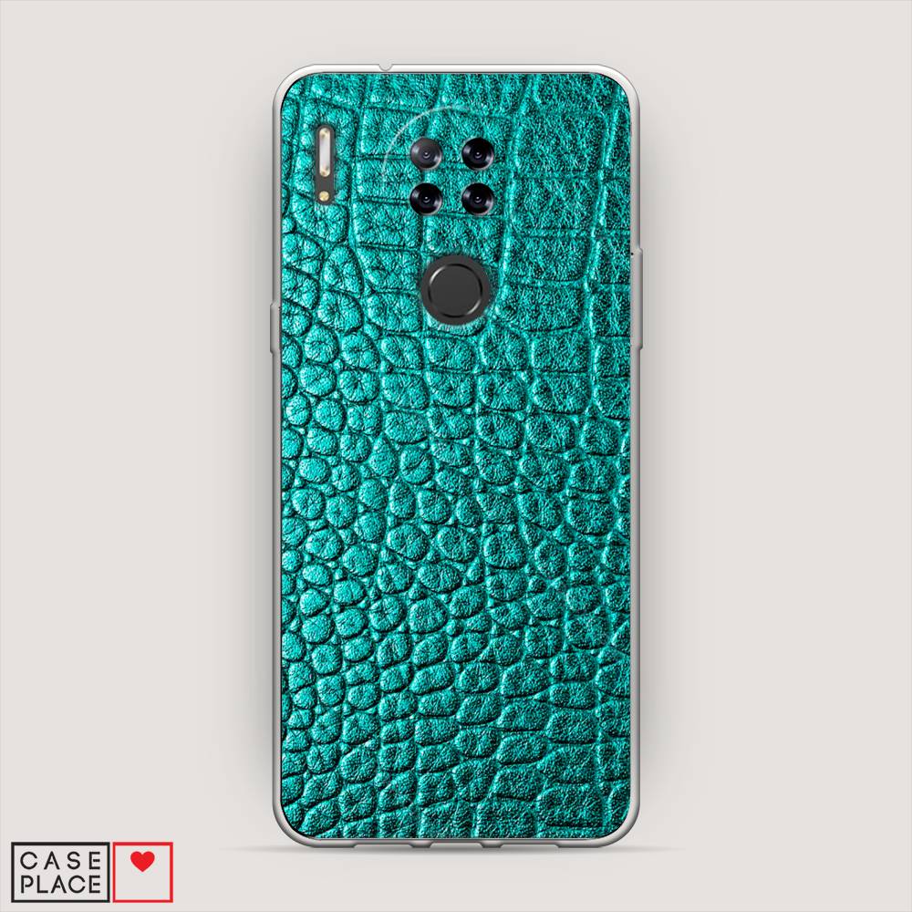 

Силиконовый чехол "Бирюзовая змея" на Blackview A80, 280150-3