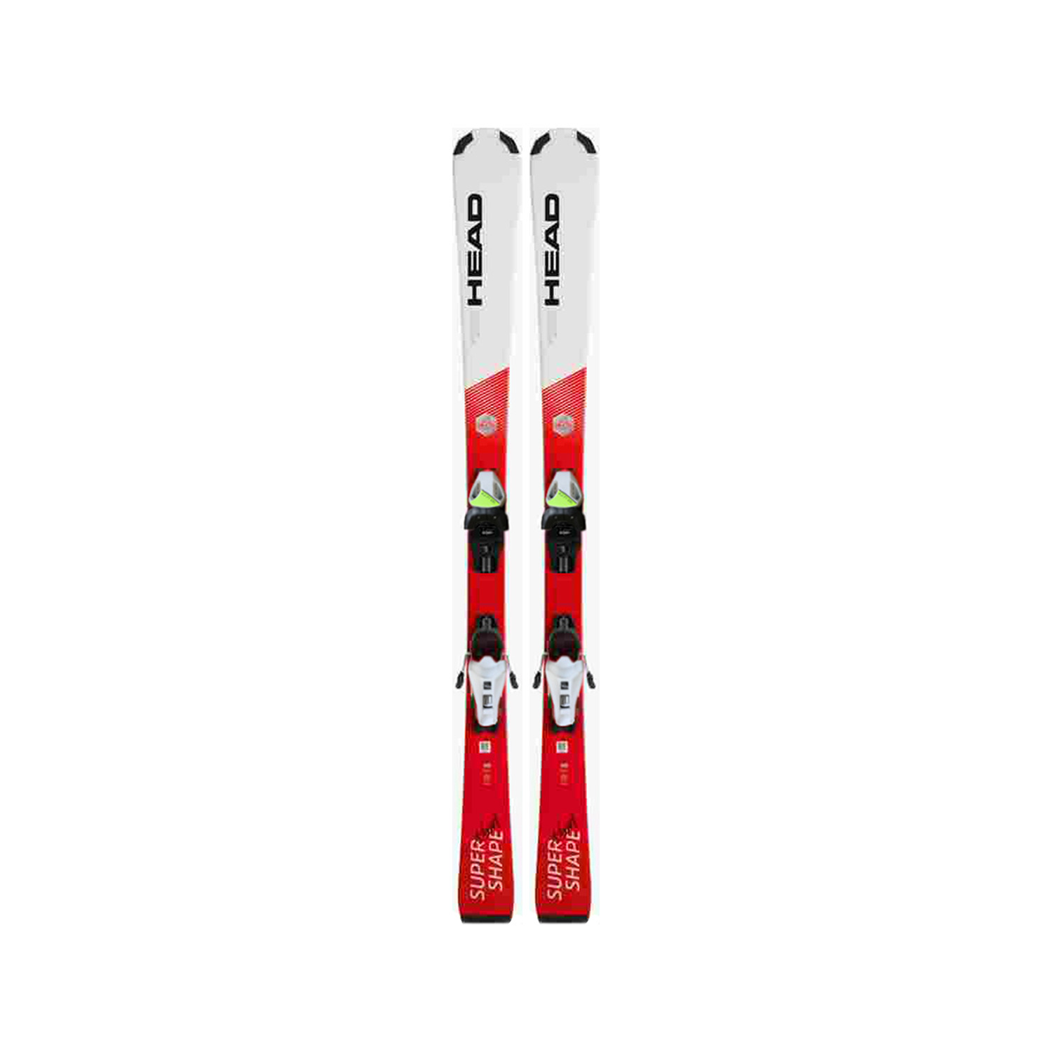 Горные лыжи Head Supershape JRS Feuz White/Red + JRS 7.5 GW 22/23, 130