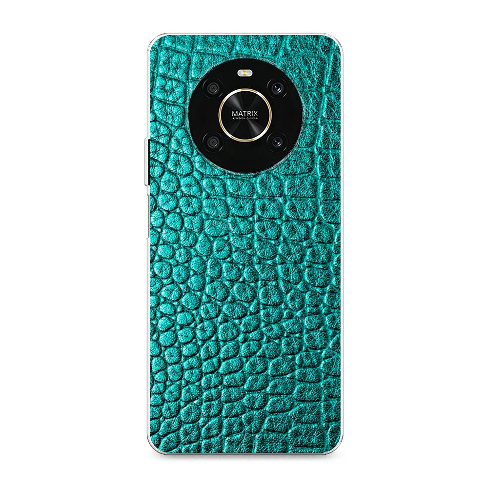 

Силиконовый чехол "Бирюзовая змея" на Honor X9, 6108150-3