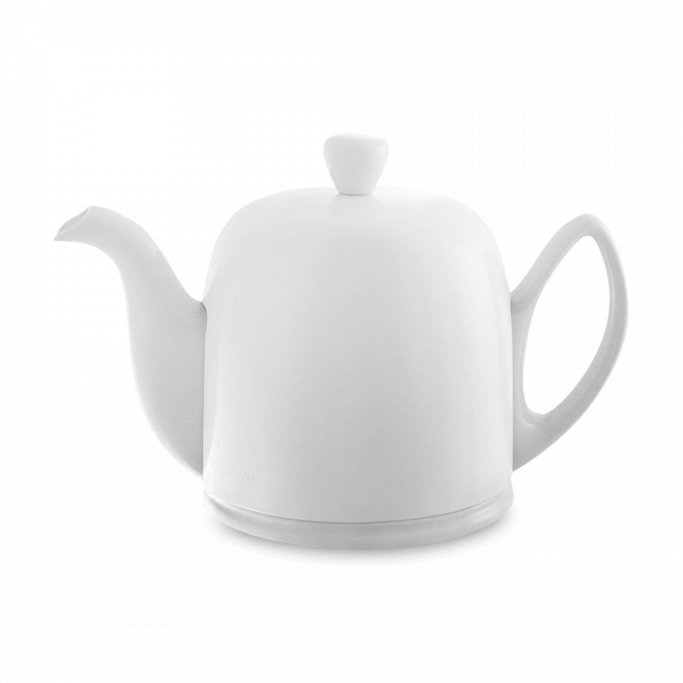 Чайник заварочный с колпаком GUY DEGRENNE фарфор белый