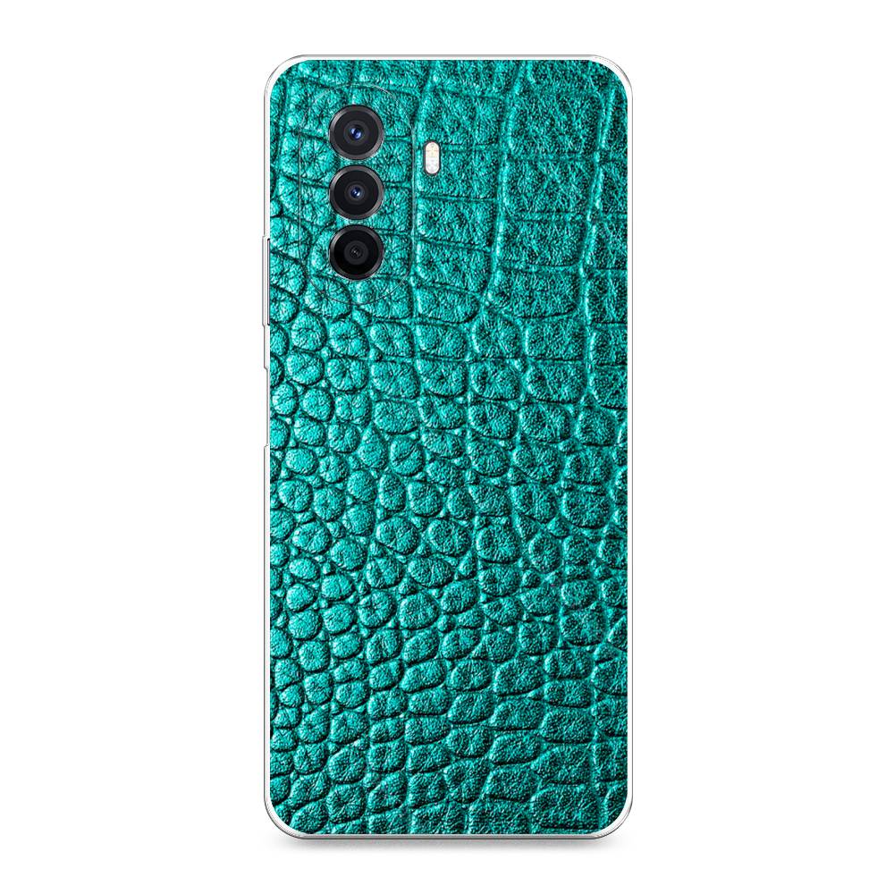 

Силиконовый чехол "Бирюзовая змея" на Huawei Nova Y70, 6109150-3