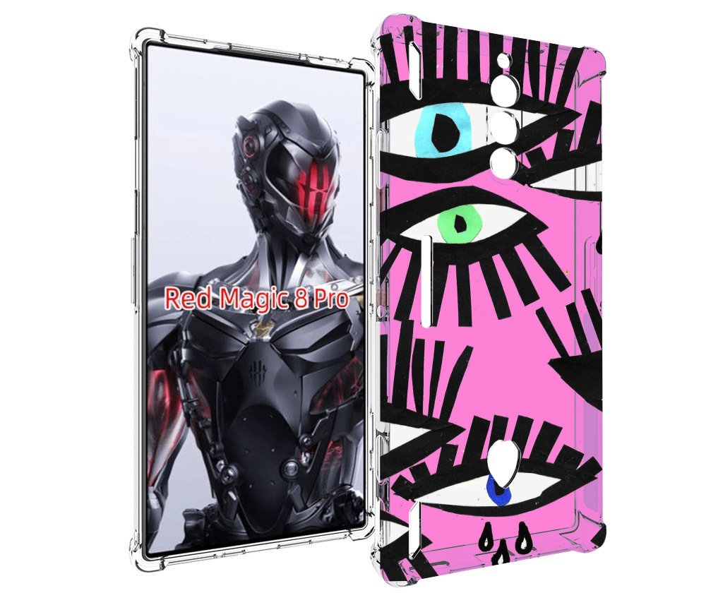 

Чехол MyPads глазки абстракция для ZTE Nubia Red Magic 8 Pro / Red Magic 8 Pro Plus, Tocco