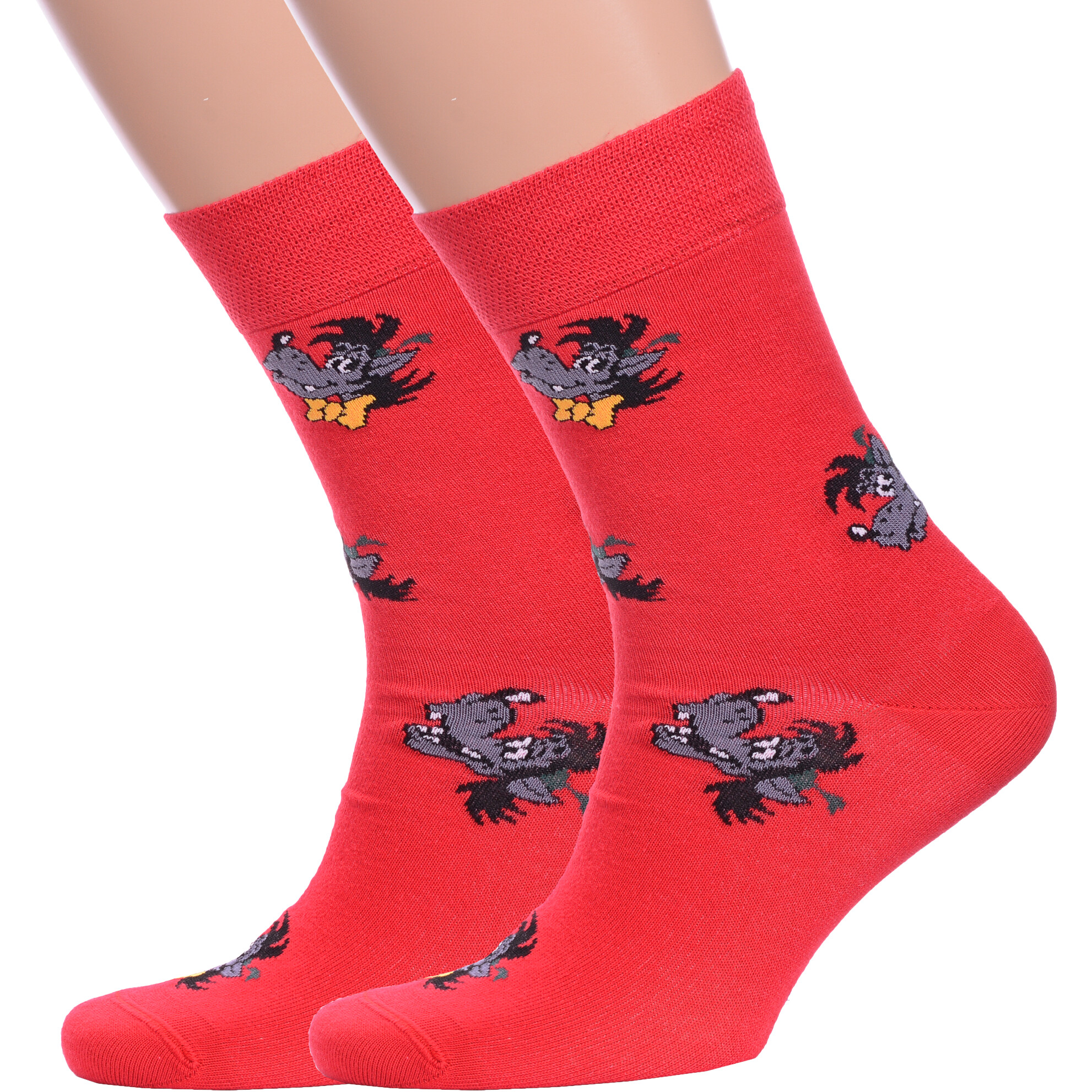 Комплект носков мужских Брестский чулочный комбинат 2-23С2155 красных 29 2 пары