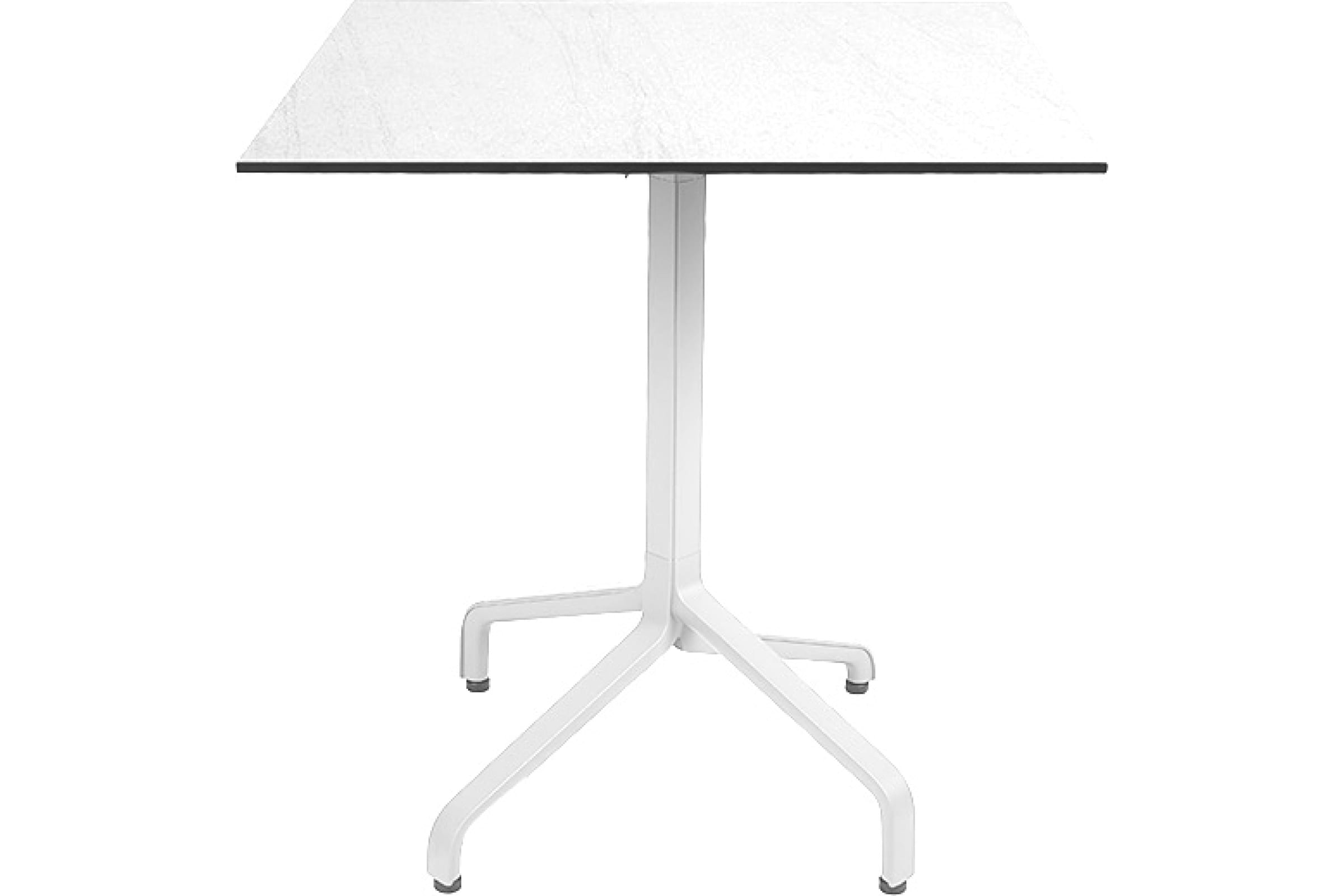 фото Nardi, италия стол складной квадратный frasca mini 70*70, белый база + столешница