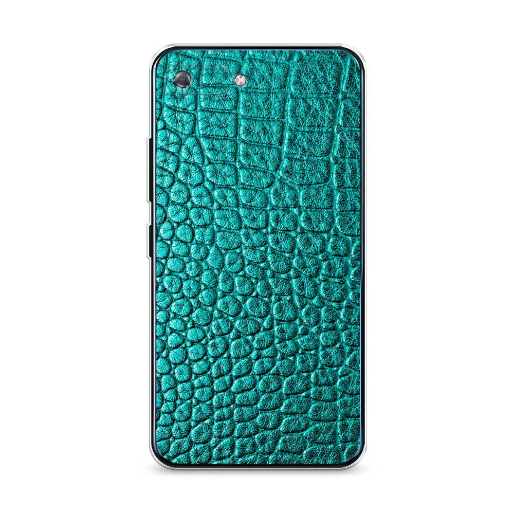 

Силиконовый чехол "Бирюзовая змея" на Itel A25, 3200250-3