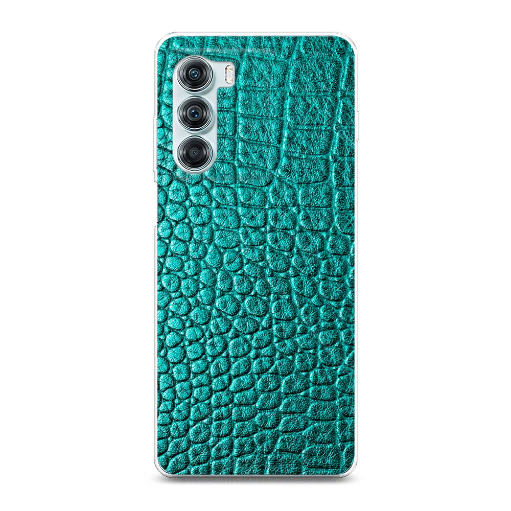 

Силиконовый чехол "Бирюзовая змея" на Moto Edge S30, 243050-3