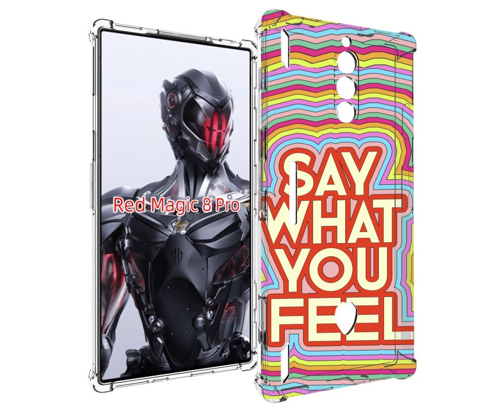 

Чехол MyPads говори то что чувствуешь для ZTE Nubia Red Magic 8 Pro / Red Magic 8 Pro Plus, Tocco