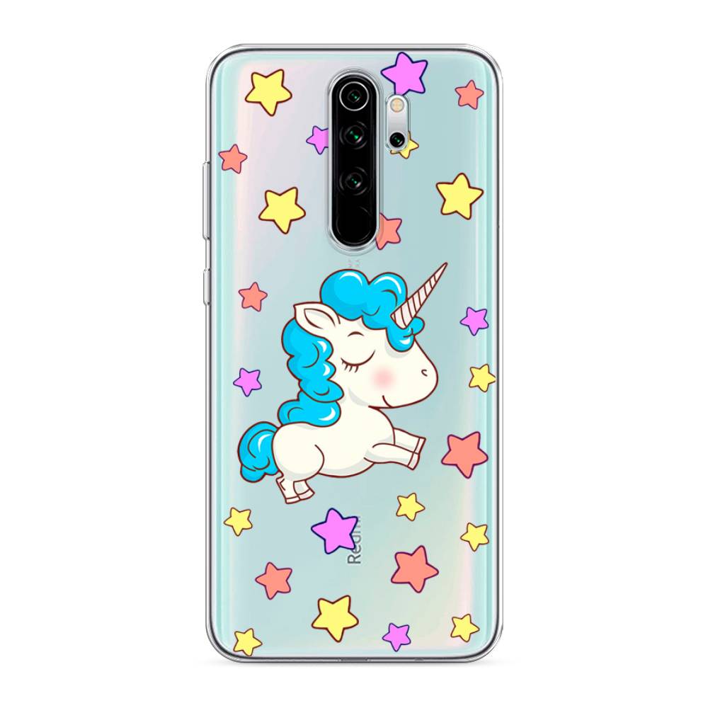 фото Силиконовый чехол "звездный единорог" на xiaomi redmi note 8 pro awog