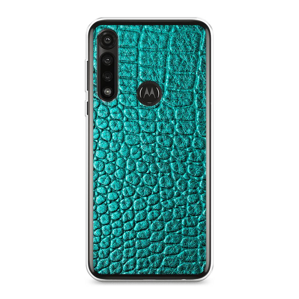 

Силиконовый чехол "Бирюзовая змея" на Motorola Moto G Power 2020, 242650-3