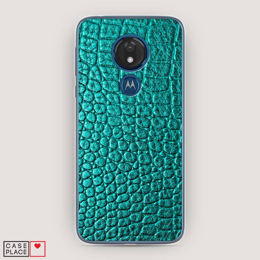 

Чехол Awog на Motorola Moto G7 / Моторола Мото G7 "Бирюзовая змея", 241150-3