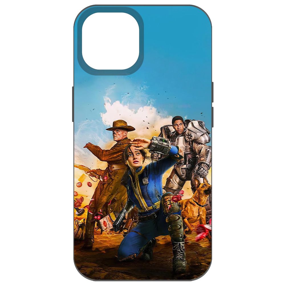 

Чехол-накладка Krutoff Soft Case Фоллаут (Fallout) - Люси, Гуль и Аарон для iPhone 14
