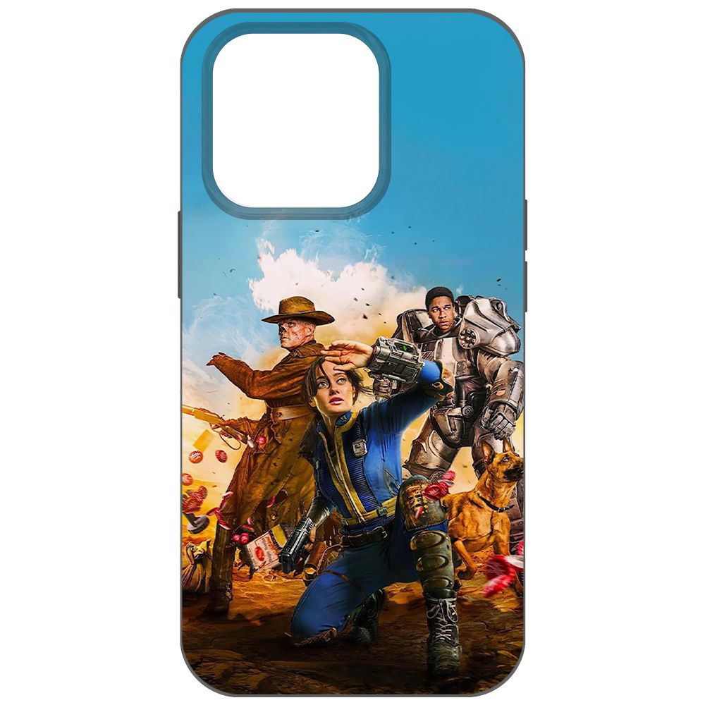 

Чехол-накладка Krutoff Soft Case Фоллаут (Fallout) - Люси, Гуль и Аарон для iPhone 14 Pro