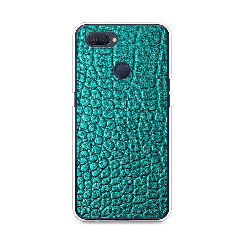 

Силиконовый чехол "Бирюзовая змея" на Oppo A12, 253450-3