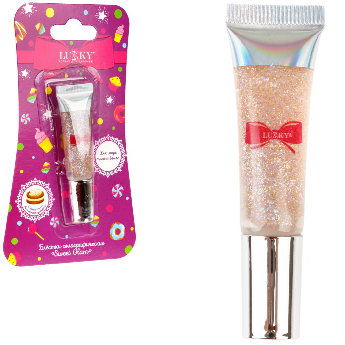 

Блестки Lukky Sweet Glam голографические ванильный десерт, Т25399