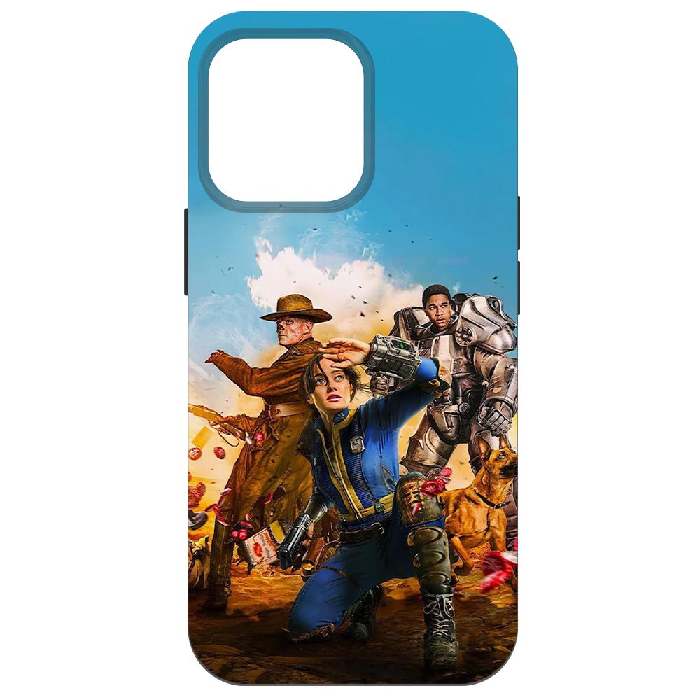 

Чехол-накладка Krutoff Soft Case Фоллаут - Люси, Гуль и Аарон для iPhone 14 Pro Max