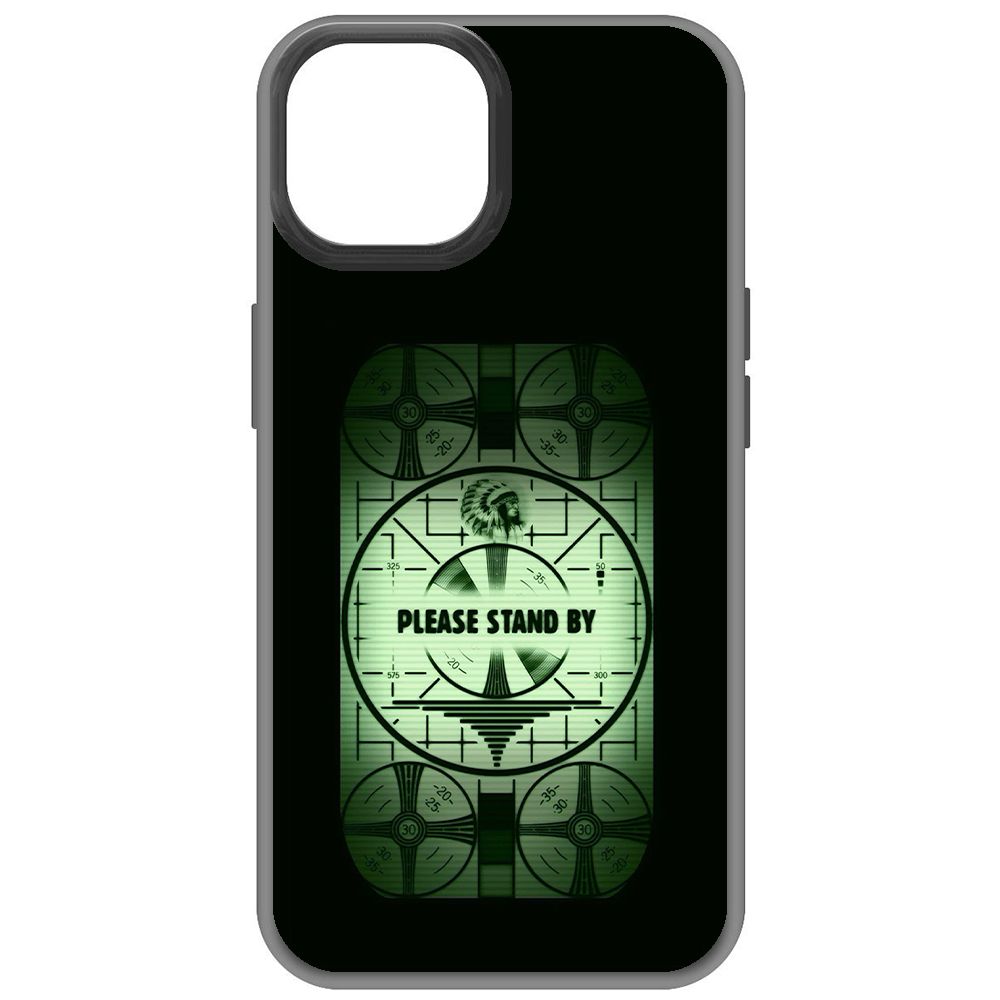 

Чехол-накладка Krutoff Soft Case Фоллаут (Fallout) - Пожалуйста, подождите для iPhone 15