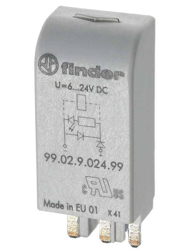 Модуль индикации/защиты с функцией ограничения напряжения Finder 9902922060