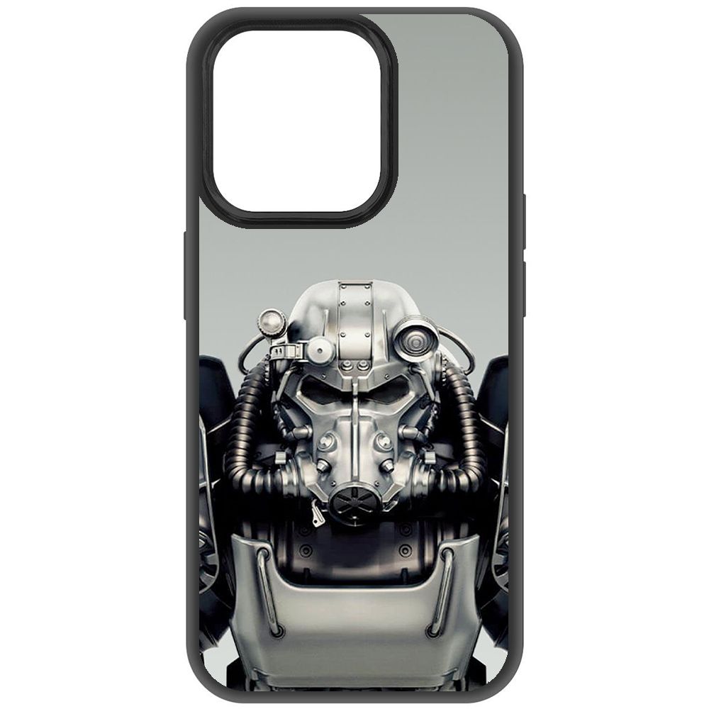 

Чехол-накладка Krutoff Soft Case Фоллаут (Fallout) - Братство стали для iPhone 15 Pro, Черный