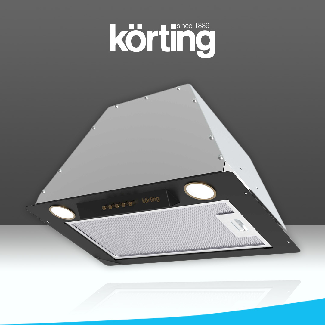 

Вытяжка встраиваемая Korting KHI 6631 RN черный, KHI 6631 RN