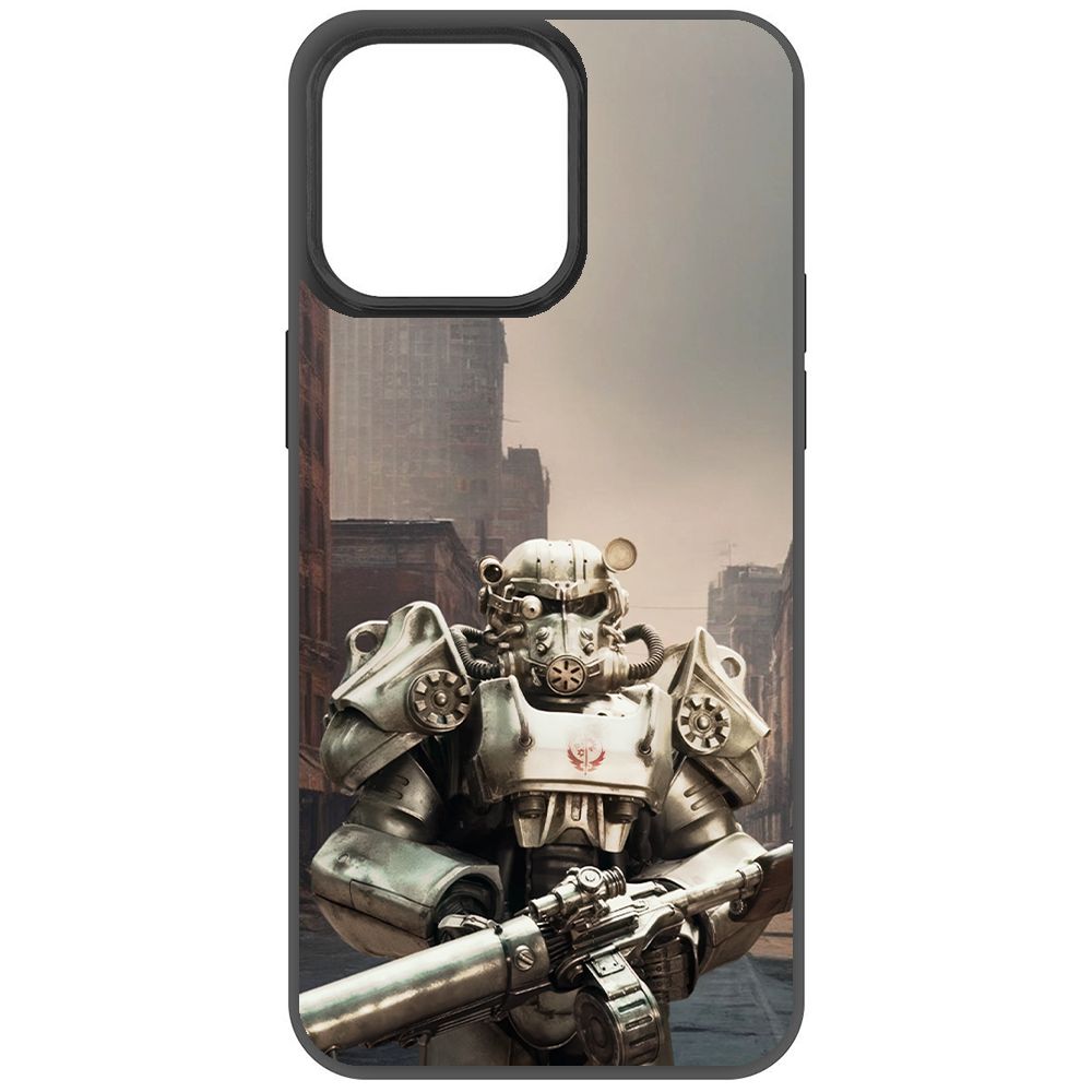 

Чехол-накладка Krutoff Soft Case Фоллаут (Fallout) - Рыцарь Братства для iPhone 15 Pro Max