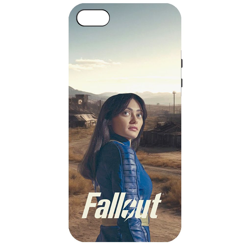 

Чехол-накладка Krutoff Soft Case Фоллаут (Fallout) - Люси в пустошах для iPhone 5/5s