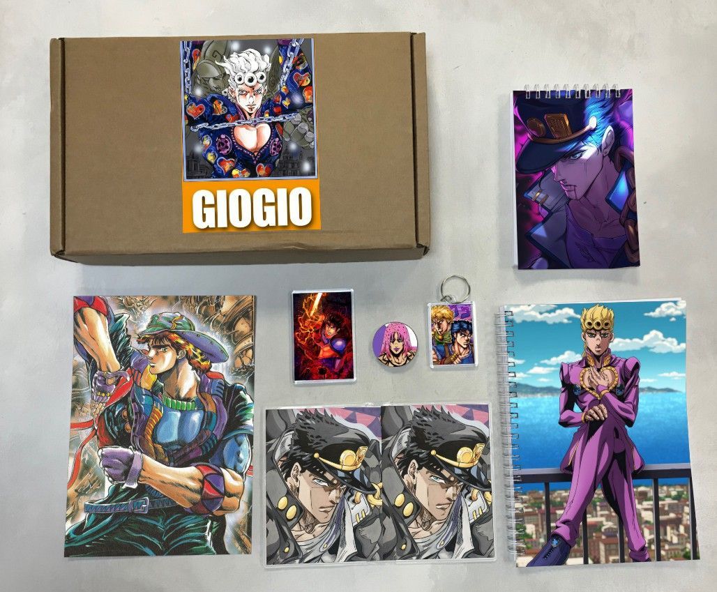 

Бокс с подарком Невероятные приключения ДжоДжо JoJos 2, Бежевый, Невероятные приключения ДжоДжо JoJos Bizarre Adventure 2