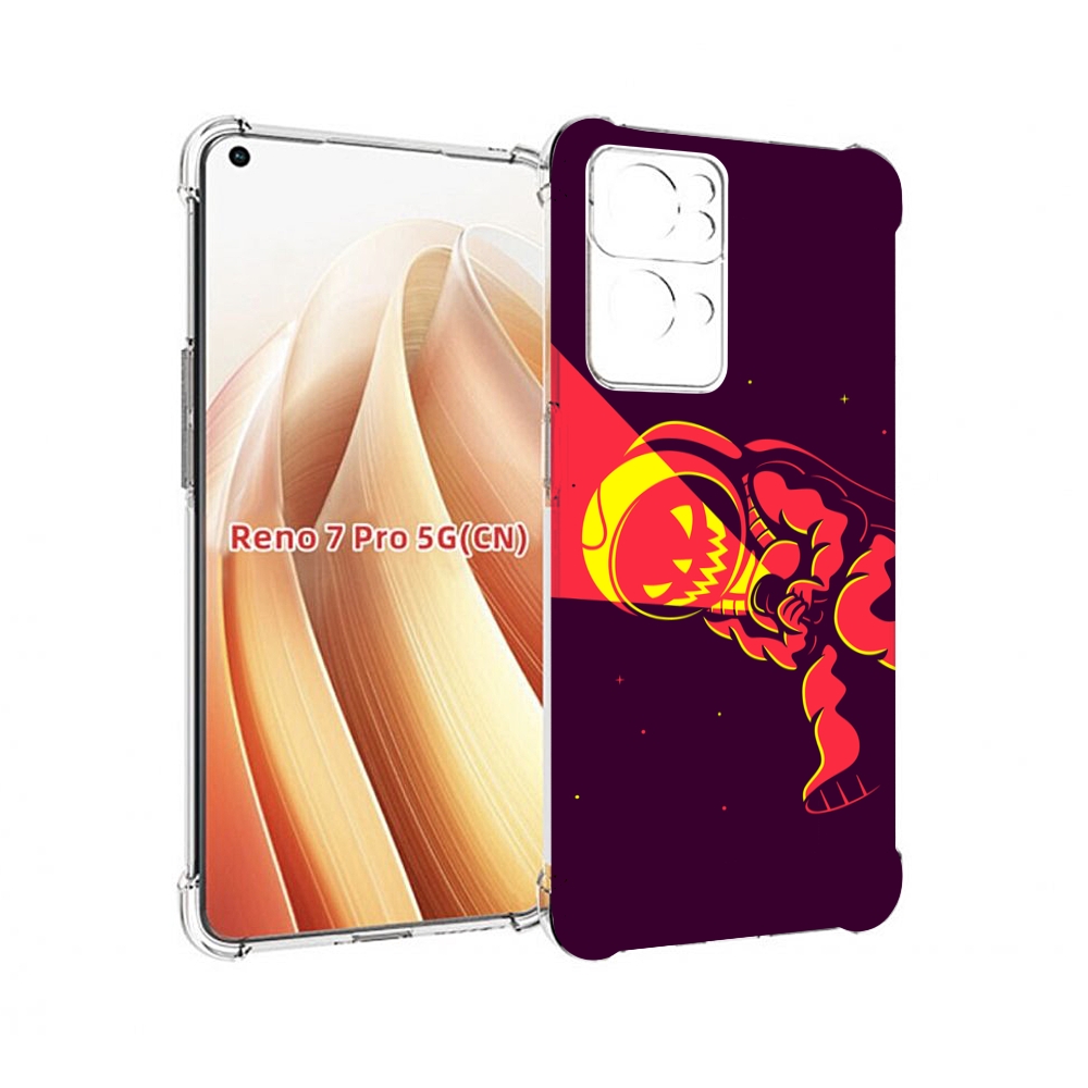 

Чехол MyPads космонавт-в-хеллуин для OPPO Reno7 Pro 5G, Прозрачный, Tocco