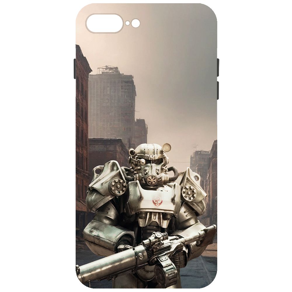 

Чехол-накладка Krutoff Soft Case Фоллаут - Рыцарь Братства для iPhone 7 Plus/8 Plus