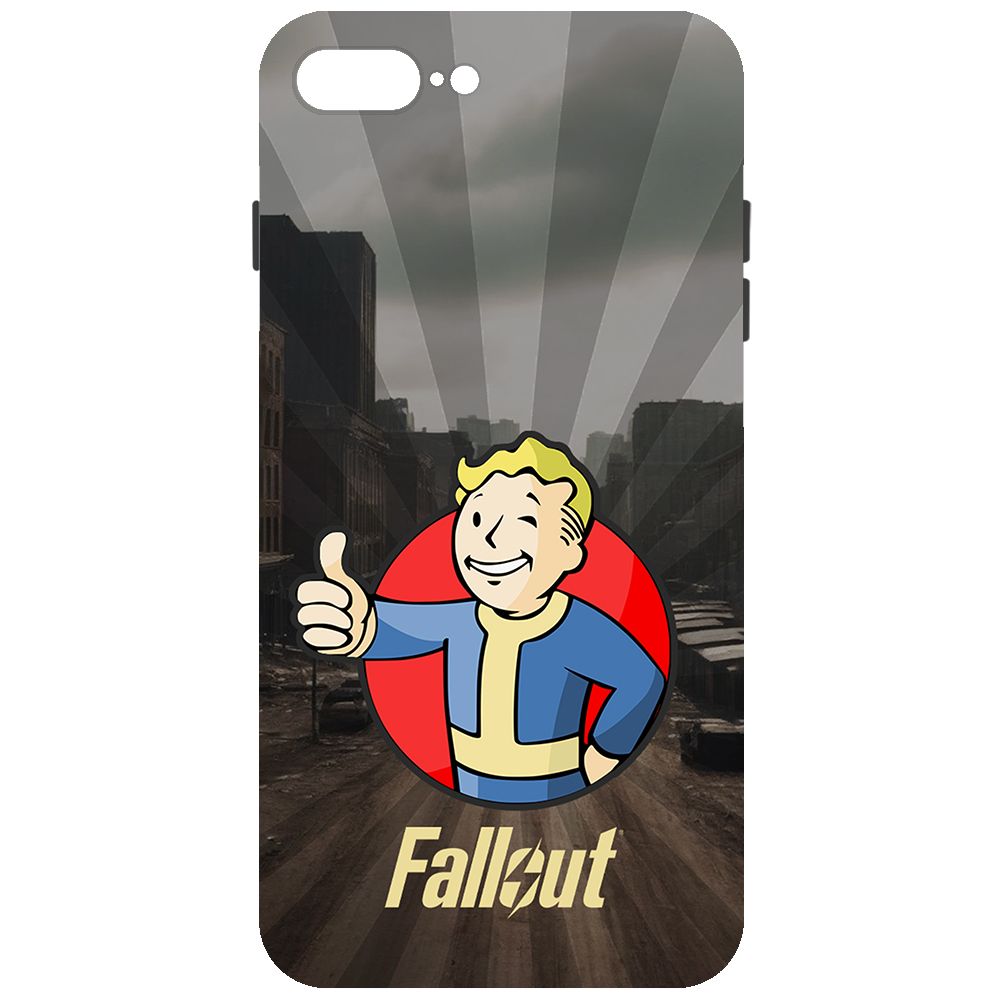 

Чехол-накладка Krutoff Soft Case Фоллаут (Fallout) - Волт-бой для iPhone 7 Plus/8 Plus