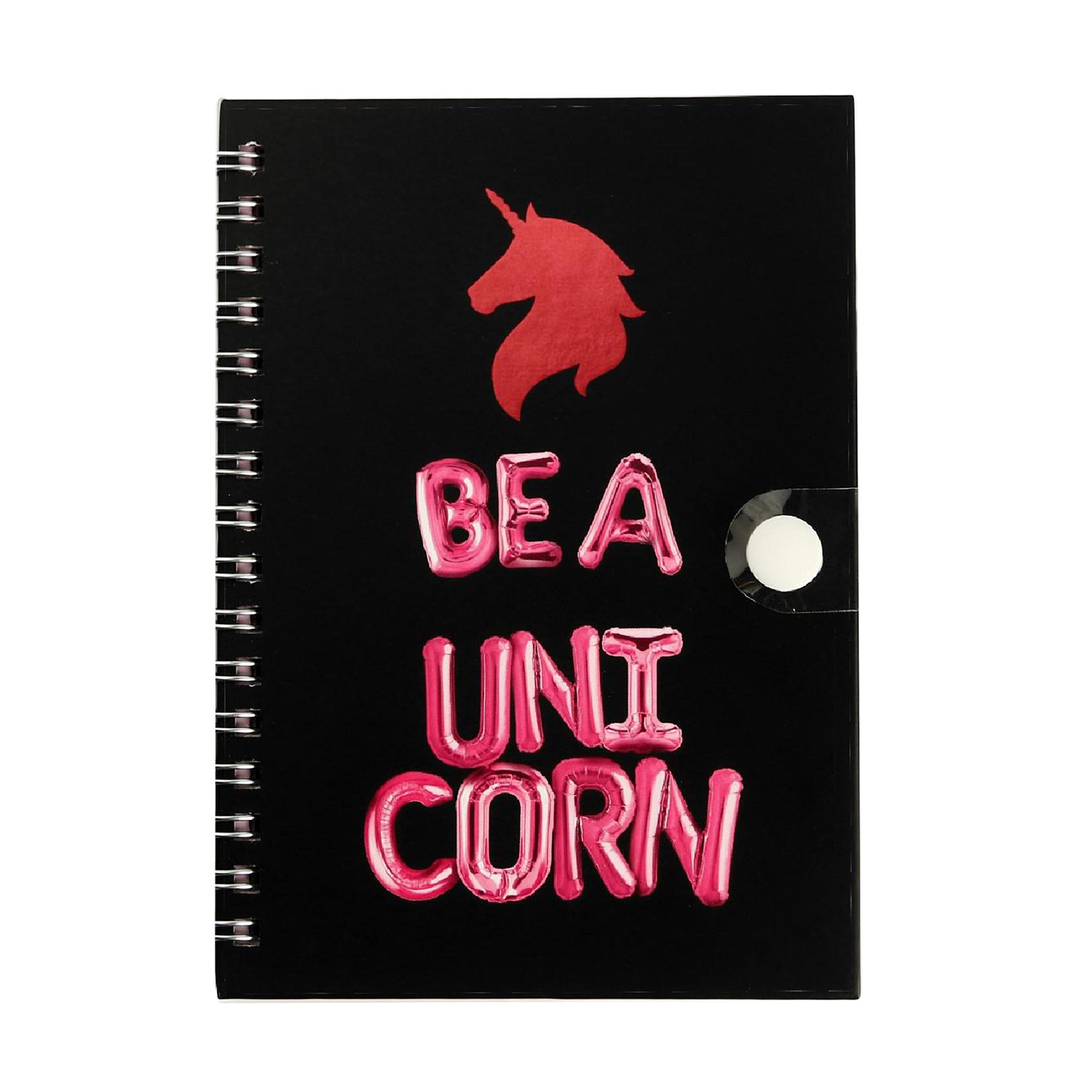 

Записная книжка на кнопке Be a unicorn, А6, 96 л