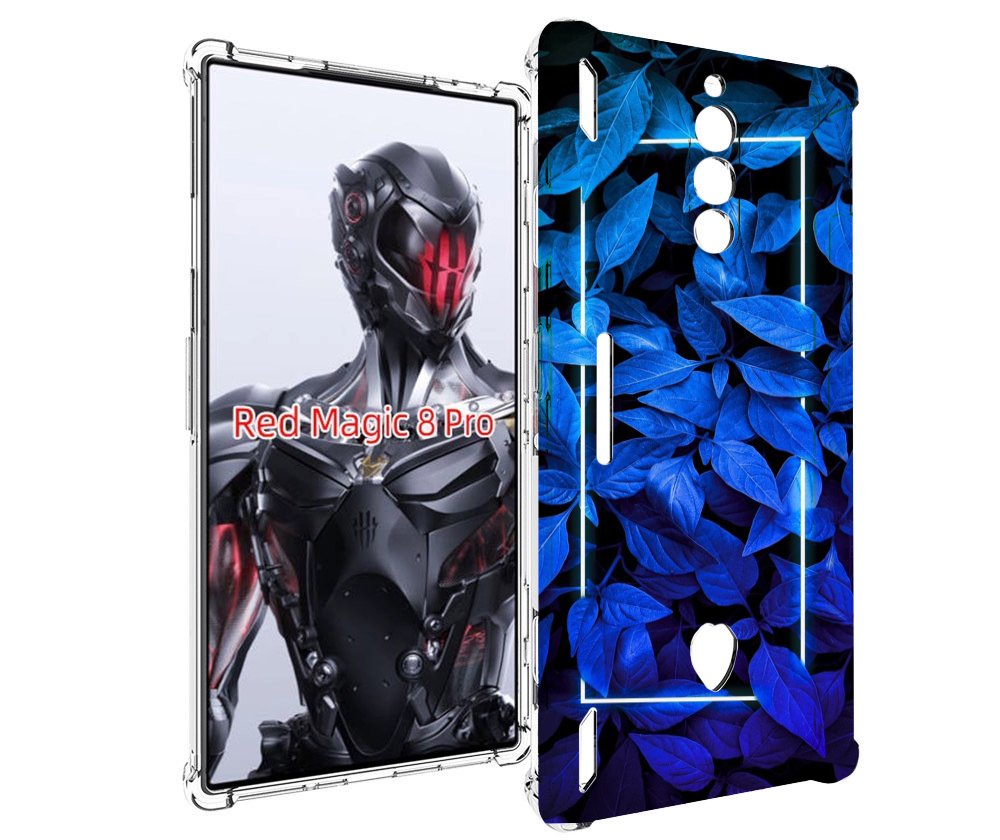 

Чехол MyPads голубые цветочки неон для ZTE Nubia Red Magic 8 Pro / Red Magic 8 Pro Plus, Tocco