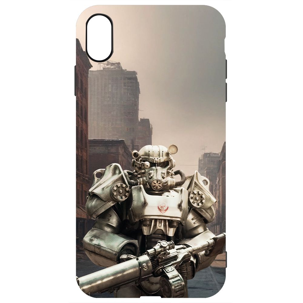 

Чехол-накладка Krutoff Soft Case Фоллаут (Fallout) - Рыцарь Братства для iPhone XS Max