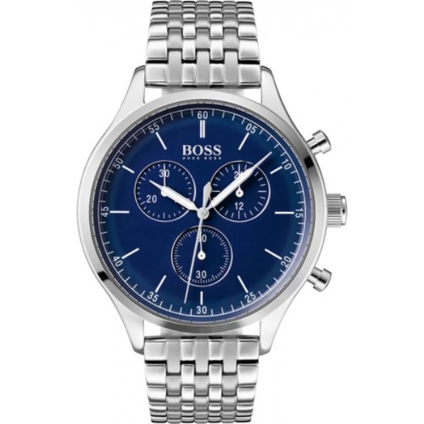 Наручные часы мужские HUGO BOSS HB1513653 серебристые