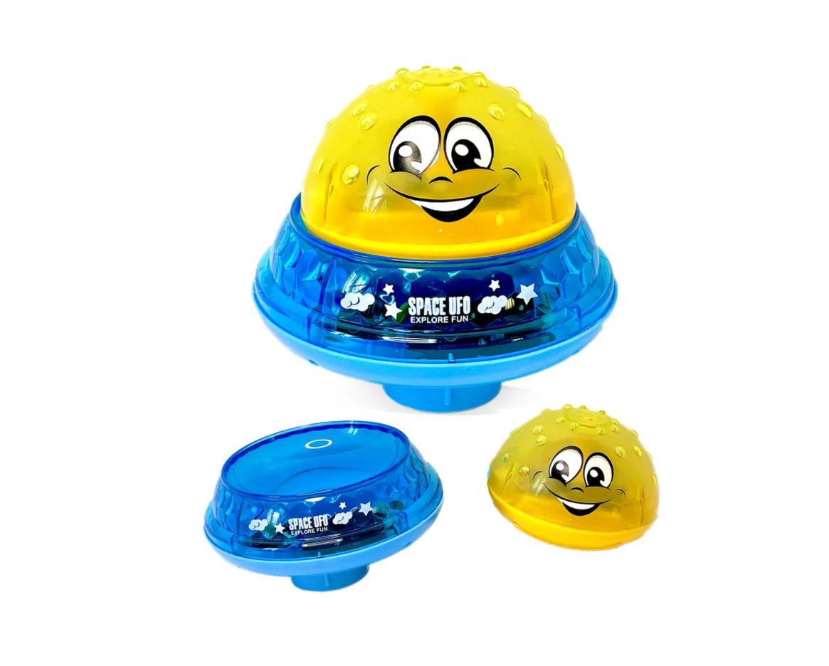 

Игрушка для ванной космический НЛО, Голубой;желтый