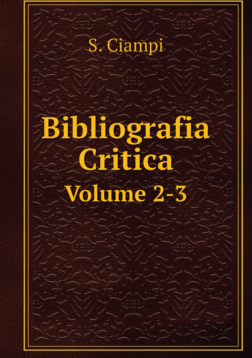 

Bibliografia Critica