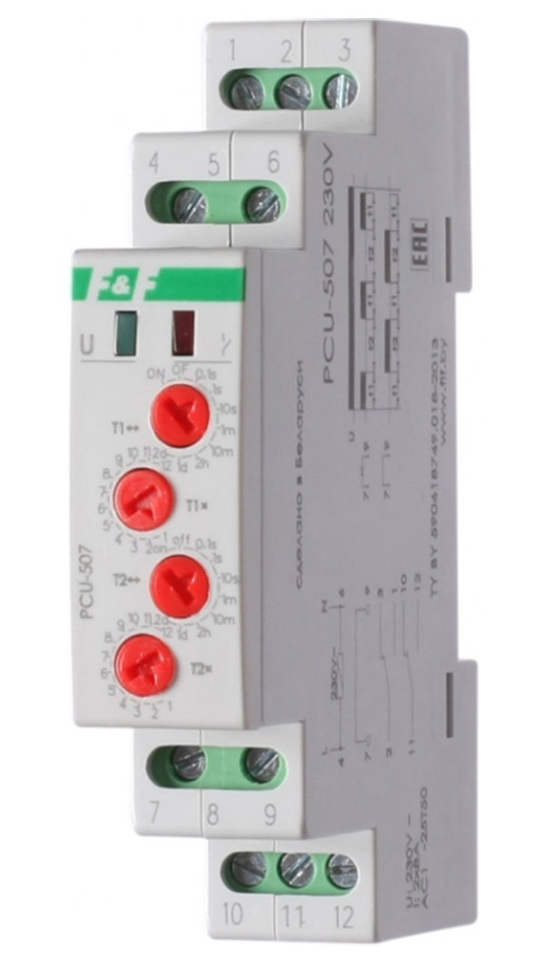 фото Реле времени pcu-507 f&f ea02.001.022 евроавтоматика f&f