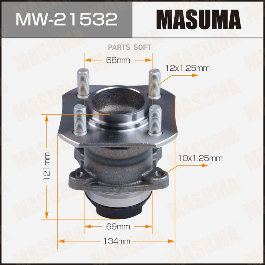 

Узел Ступичный Ad, Cube / Vy12, Z12 MASUMA mw21532