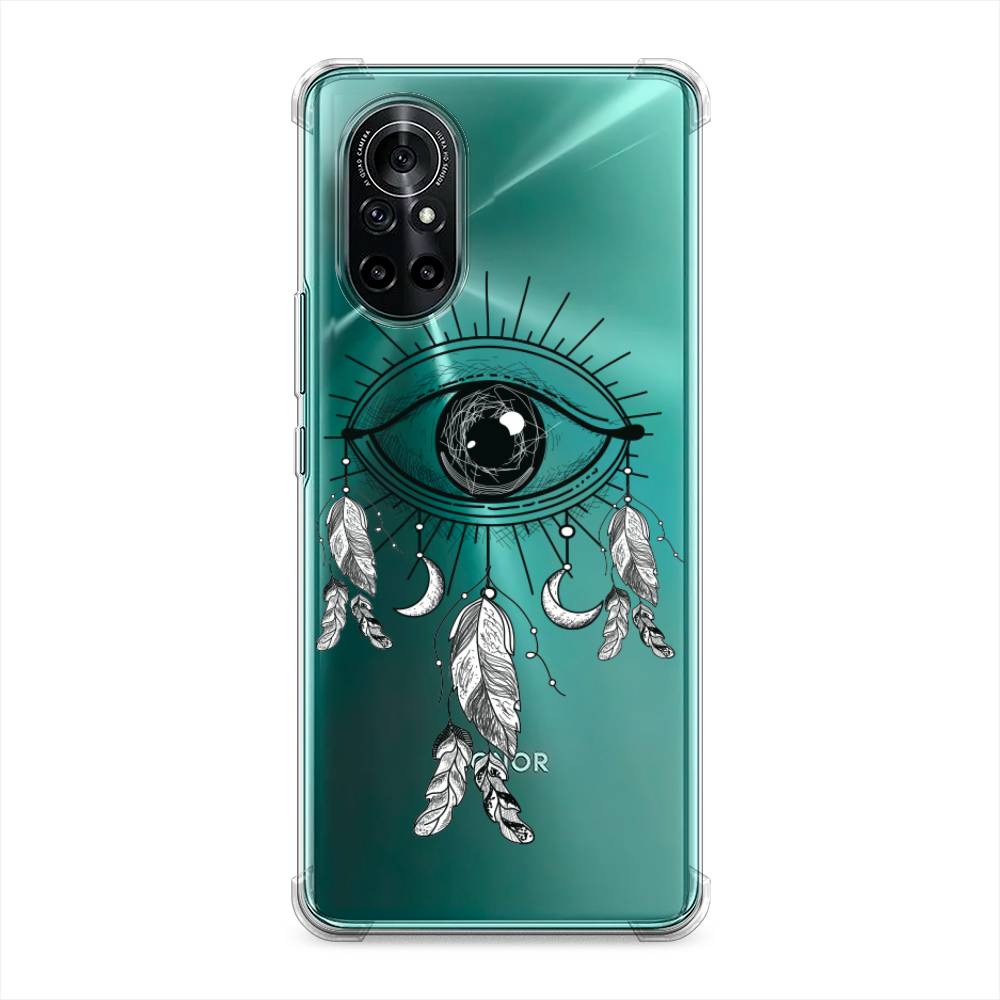 

Чехол Awog на Honor V40 Lite "Всевидящее око-ловец снов", Разноцветный, 6105151-1