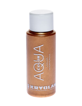 

Аквагрим жидкий металлик/Aquacolor Liquid intrefernz 30 мл. (Цв: Bronze), Коричневый
