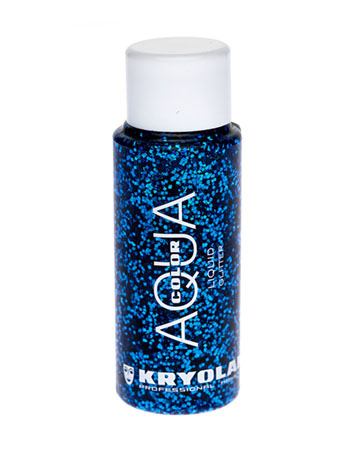 Аквагрим жидкий с блестками/Aquacolor Liquid Glitter 30 мл. (Цв: Blue)