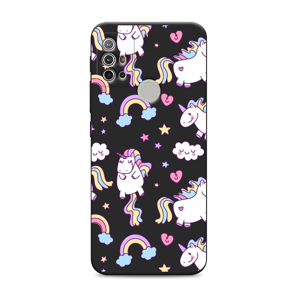 

Матовый силиконовый чехол "Sweet unicorns dreams" на Motorola Moto G10, Sweet unicorns dreams