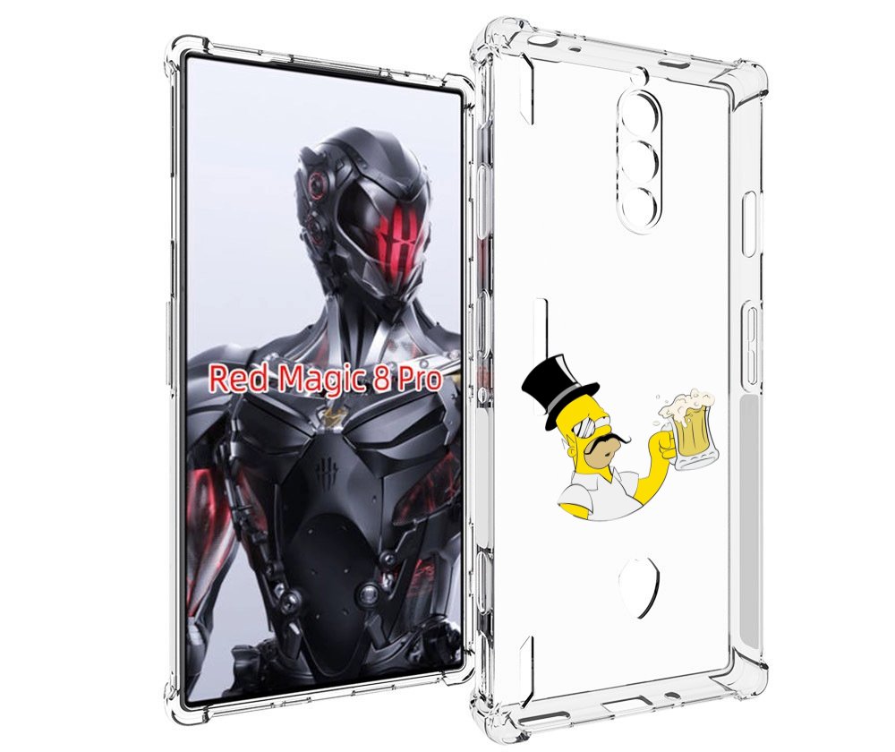 

Чехол MyPads гомер-с-напитком для ZTE Nubia Red Magic 8 Pro / Red Magic 8 Pro Plus, Tocco