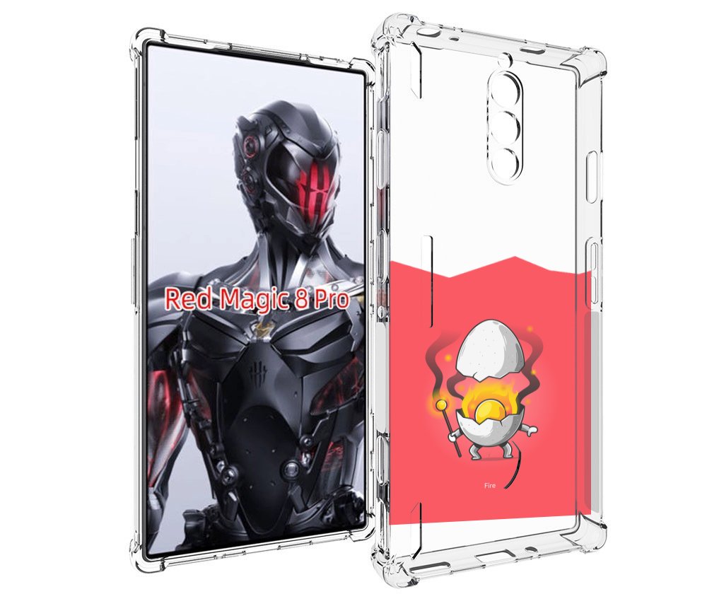 

Чехол MyPads горелое яйцо для ZTE Nubia Red Magic 8 Pro / Red Magic 8 Pro Plus, Tocco