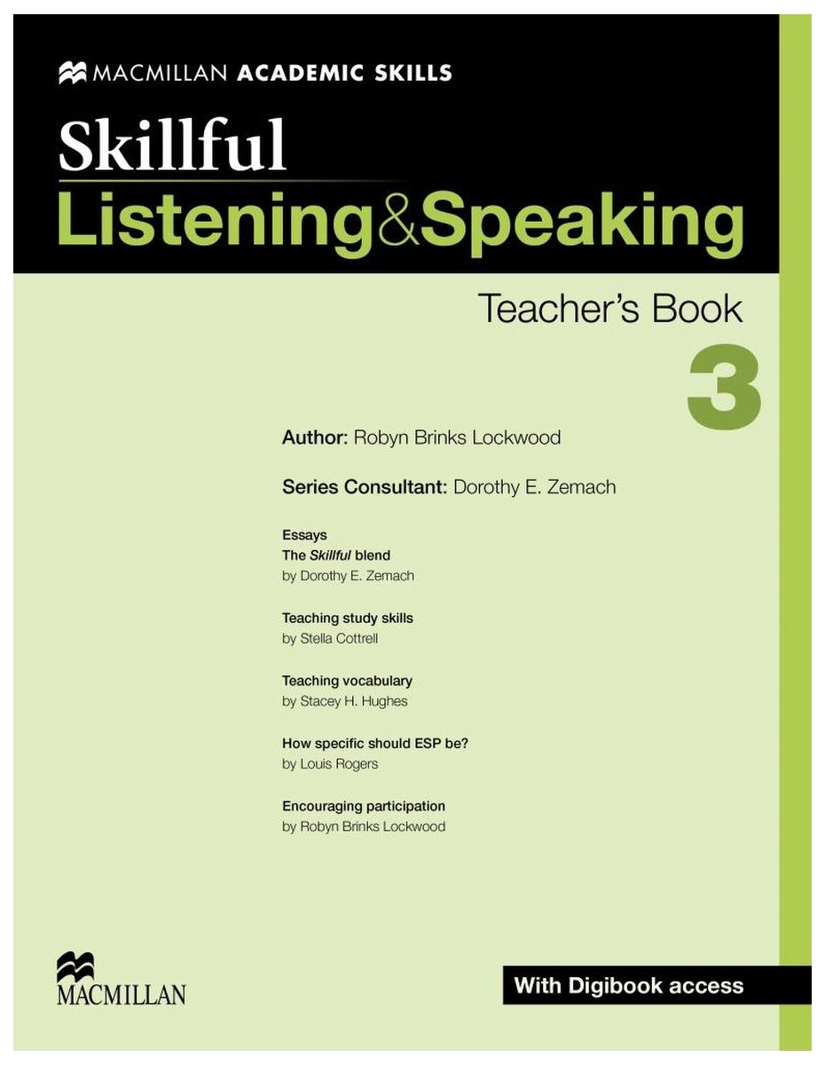 

Skillful Level 3 Listening and Speaking Teacher's Book Premium Pack