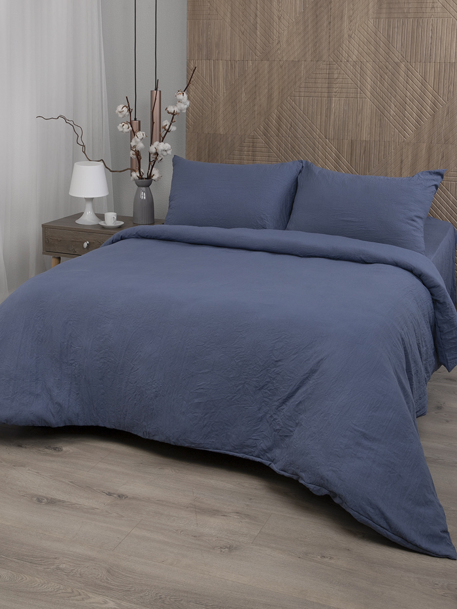 Постельное белье La Notta 2 спальное с евро простыней 220Х240см василек