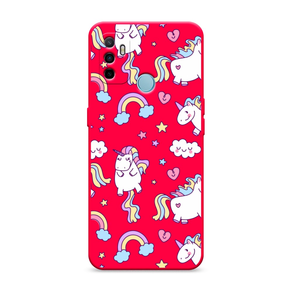 

Матовый силиконовый чехол "Sweet unicorns dreams" на Oppo A53, Sweet unicorns dreams
