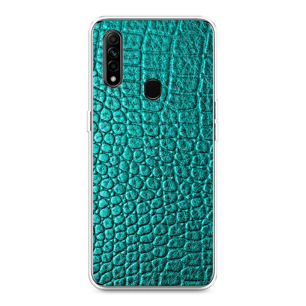 

Силиконовый чехол "Бирюзовая змея" на Oppo A31, 252250-3