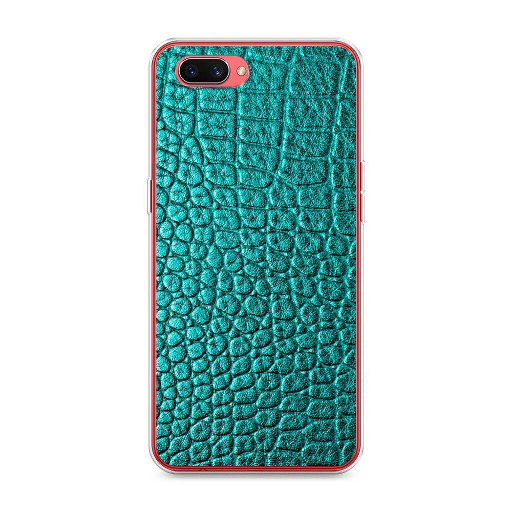 

Силиконовый чехол "Бирюзовая змея" на Oppo A3s, 250650-3