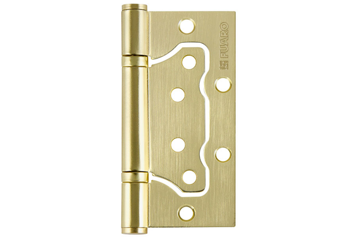 

Петля универсальная без врезки 500-2BB 100x2,5 SB (мат. золото), Золотистый
