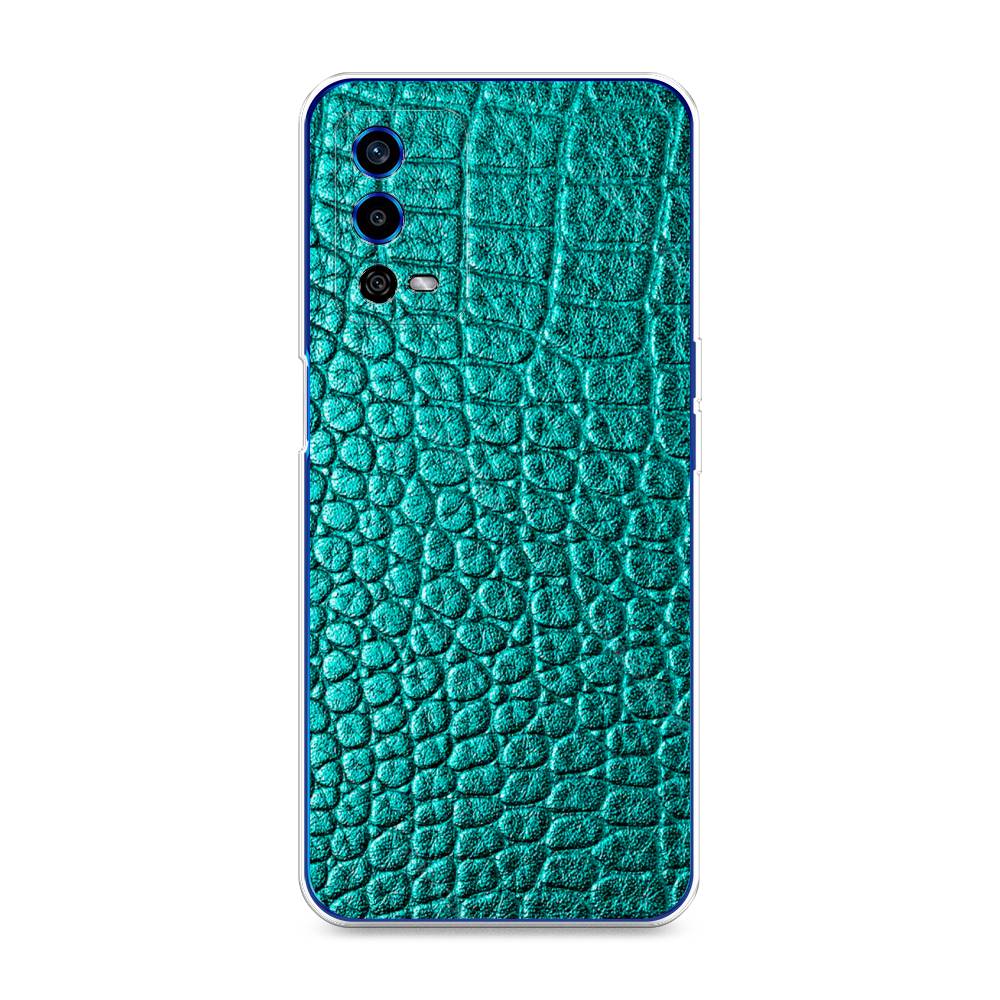 

Силиконовый чехол "Бирюзовая змея" на Oppo A55 4G, 259150-3